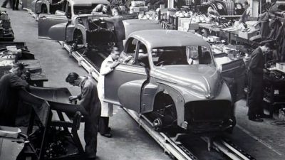 Industrial Assembling line for cars