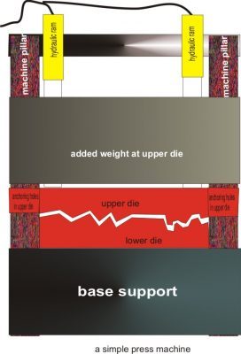 Design of a simple Hydraulic metal sheet pressing/shaping machine
