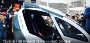 EHANG 184 driverless passenger drone