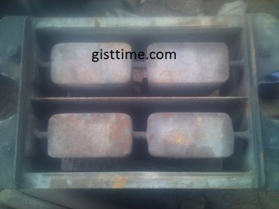block molds used by a block molding machine