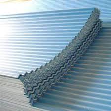 Colorless short span aluminum roofing sheets looking like alloyed zinc roofing sheet
