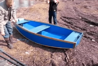 Foldable boat and its assembling steps