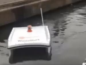 “WasteShark”, a new Drone for water floating waste cleanup