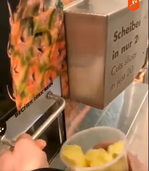 German Made Pineapple peeling Machine