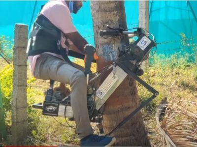 DESIGN FEATURES OF NEW TREE CLIMBING MACHINE MADE IN ASIA