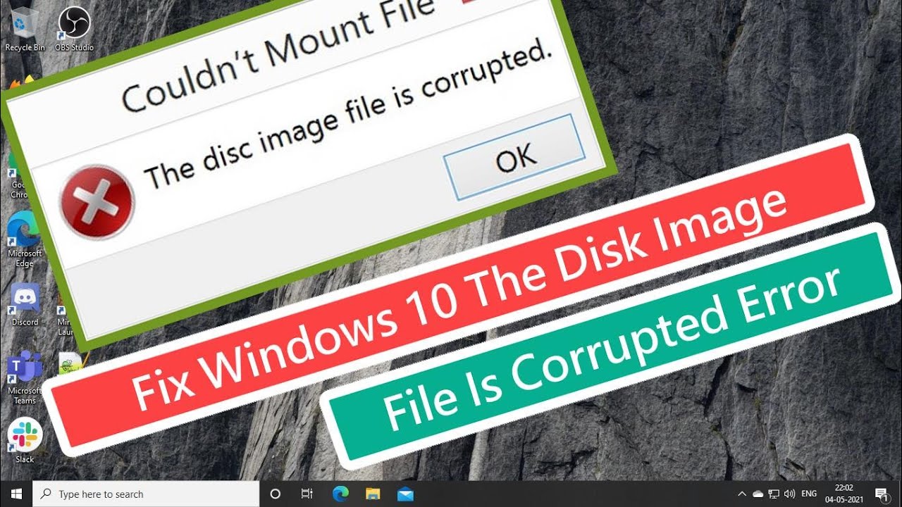 How to Repair a Corrupted ISO File