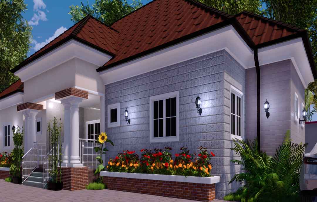 Latest Bungalow House Design in Nigeria