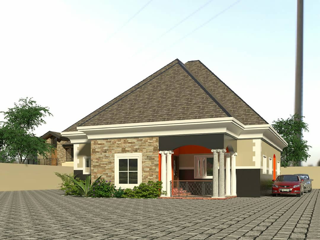 Latest Bungalow House Design in Nigeria